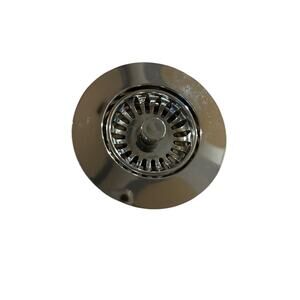 Kitchen Sink Strainers and Stopper Silver Set of 2